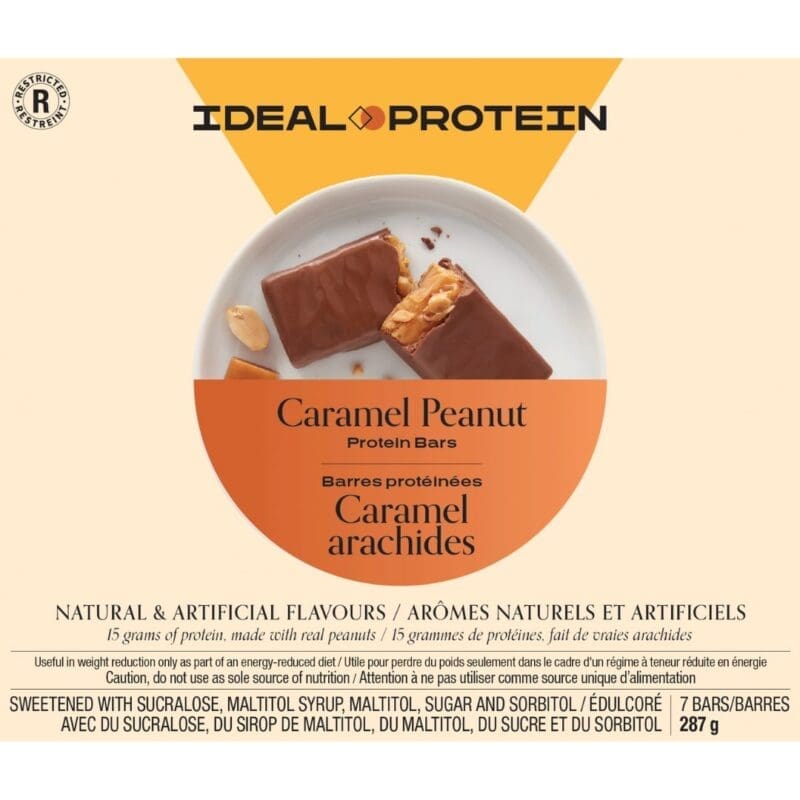 Caramel Peanut Protein Bars details